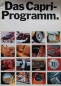 Preview: Ford Capri Modellprogramm 1970 Automobilprospekt (9279)